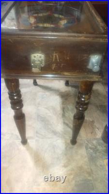 1930s Gottlieb Pinball Machine Wood 1930s Gottlieb Pinball Machine Wood