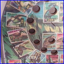 1934 Lindstrom's Jungle Africa Bagatelle Tabletop Toy Pinball Game Vintage