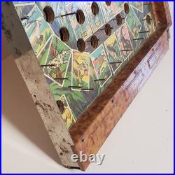 1934 Lindstrom's Jungle Africa Bagatelle Tabletop Toy Pinball Game Vintage