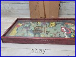 1936 Gotham Pressed Steel Trap-Em-Alive Table Top Pinball Game with Original Box