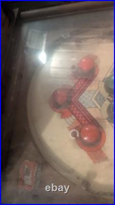 1939 Bally Champion woodrail pinball machine vintage antique high diving swim