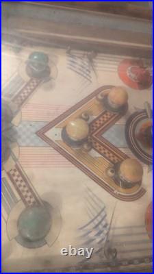 1939 Bally Champion woodrail pinball machine vintage antique high diving swim