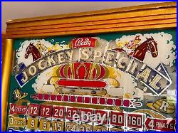 1947 Bally Jockey Club Special Horse Racing Arcade Pinball Machine Antique Vtg