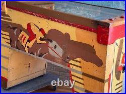 1947 Bally Jockey Club Special Horse Racing Arcade Pinball Machine Antique Vtg