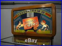 1947 Chicago Coin's Basketball Champ Nice Restored Game