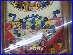 1948 Bally Gold Cup Horse Racing Pinball Machine EM 1 Ball Multiplies