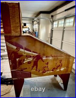 1948 Scientific BAT'EM & PITCH'EM Vintage BASEBALL PINBALL Game HERSHEY PARK