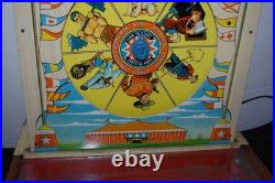 1950's State Fair Strength Tester Pinball Machine Superior Toy Co. Vintage