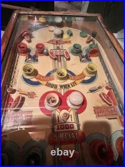 1952 Chicago Coin Machine Skyline Pinball Machine Original & Complete RARE