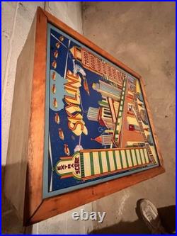 1952 Chicago Coin Machine Skyline Pinball Machine Original & Complete RARE