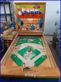 1952 Williams Super World Series Baseball Pinball Pitch & Bat Arcade Works