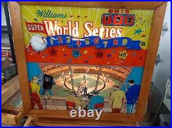 1952 Williams Super World Series Baseball Pinball Pitch & Bat Arcade Works