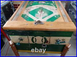 1952 Williams Super World Series Baseball Pinball Pitch & Bat Arcade Works