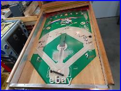 1952 Williams Super World Series Baseball Pinball Pitch & Bat Arcade Works