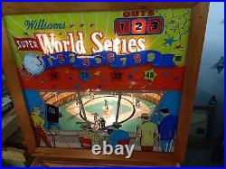 1952 Williams Super World Series Baseball Pinball Pitch & Bat Arcade Works