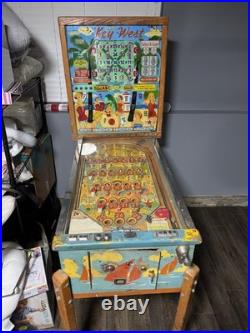 1956 Bally Key West Pinball Bingo. Original. In Great Condition. Very Clean