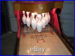 1957 Bally ABC Bowling Alley Restored Ball Bowler Nice