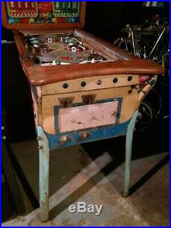 1958 Gottlieb Gondolier Woodrail Pinball Machine only 900 made