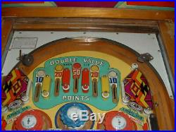 1959 Gottlieb Sweet Sioux 4 Player Pinball Machine Wood Rail