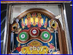 1962 King Pin Pinball Machine New Backglass Professional Techs Bowling Theme