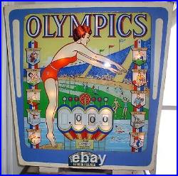 1962 OLYMPICS, Working Condition, GOTTLIEB PINBALL MACHINE original shape