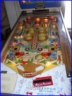 1962 OLYMPICS, Working Condition, GOTTLIEB PINBALL MACHINE original shape