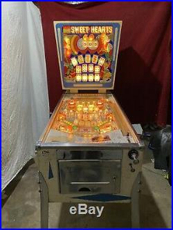1963 Gottlieb Sweethearts Pinball Machine