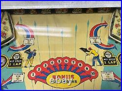 1963 RACE-WAY PINBALL Project Working Original Midway Raceway Rare Racing