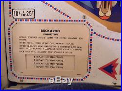 1965 Buckaroo Gottlieb Pinball Machine- Excellent Condition, Quality Restoration