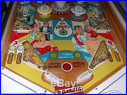 1965 GOTTLIEB SKYLINE Wedgehead (Animated baskglass) Popular Pinball