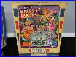 1965 Kings And Queens Pinball Machine Gottlieb Classic Elton John