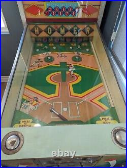1965 Midway's Play Ball Arcade Pitch and Bat Baseball Game 100% Working Pinball