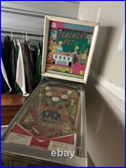 1965 Williams Teacher's Pet Pinball Machine Vintage EM Classic 1965 Williams Teacher's Pet Pinball Machine Vintage EM Classic