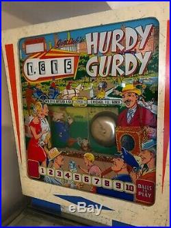 1966 Gottlieb Hurdy Gurdy Pinball Machine