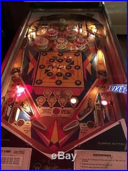 1966 Williams Hot Line Pinball Machine! Fully Shopped And Ready To Play! MINTY