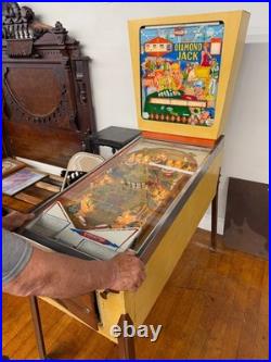 1967 D. Gottlieb Diamond Jack Vintage Pinball Flipper Arcade Machine WORKS