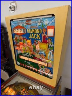 1967 D. Gottlieb Diamond Jack Vintage Pinball Flipper Arcade Machine WORKS
