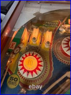 1967 D. Gottlieb Diamond Jack Vintage Pinball Flipper Arcade Machine WORKS