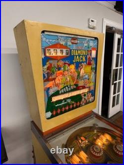1967 D. Gottlieb Diamond Jack Vintage Pinball Flipper Arcade Machine WORKS