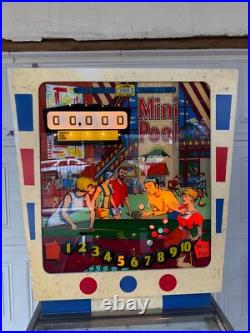 1969 Gottlieb's Mini Pool Rare pool/billiards themed pinball Machine 1969 Gottlieb's Mini Pool Rare pool/billiards themed pinball Machine