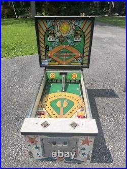 1971 Williams Action Baseball Machine Pitch And Bat Pinball Arcade