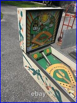 1971 Williams Action Baseball Machine Pitch And Bat Pinball Arcade