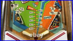 1972 Outer Space PINBALL MACHINE FULLY REFURBISHED PLAYS GREAT 2 PLAYERS SPACE
