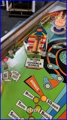 1972 Outer Space PINBALL MACHINE FULLY REFURBISHED PLAYS GREAT 2 PLAYERS SPACE
