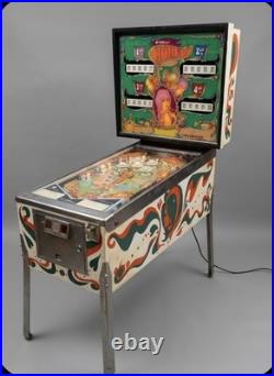 1972 Williams Honey Pinball Machine 4 Player EM Vintage Arcade Works