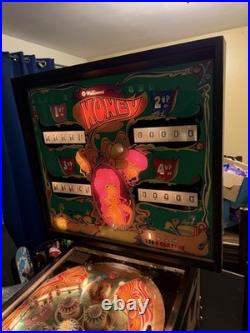 1972 Williams Honey Pinball Machine 4 Player EM Vintage Arcade Works