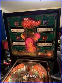1972 Williams Honey Pinball Machine 4 Player EM Vintage Arcade Works