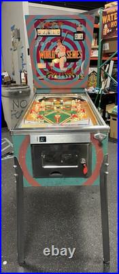 1972 World Series Pinball Machine Fully Refurbished Add A Ball Baseball