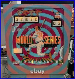 1972 World Series Pinball Machine Fully Refurbished Add A Ball Baseball