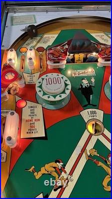 1972 World Series Pinball Machine Fully Refurbished Add A Ball Baseball